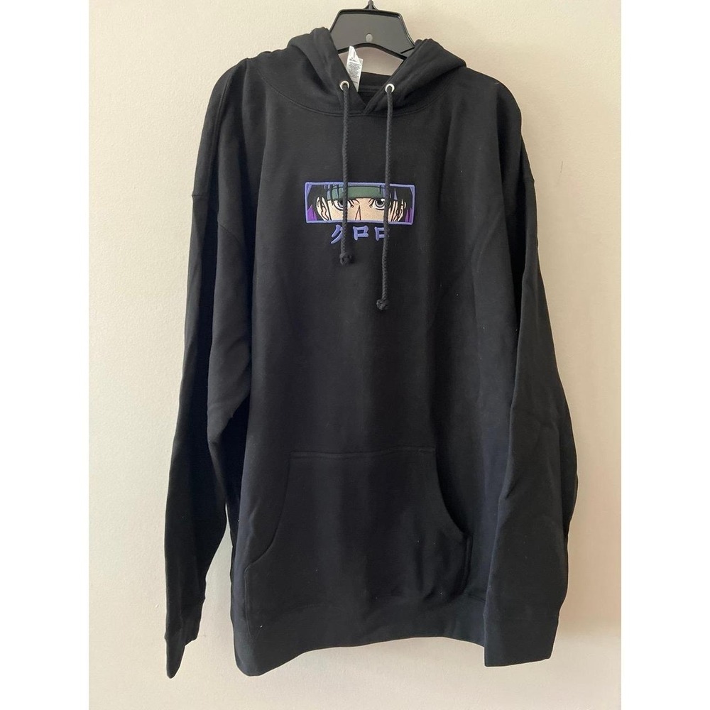 HXH Bandage Chrollo Eyes Hoodie Black 2XL NWOT